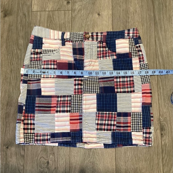 Tommy Hilfiger Patchwork Mini Skirt - Blue, Pink, White - Picture 6 of 9